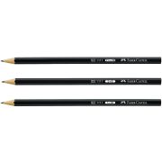 Faber-Castell 1111 Black Lead Pencils