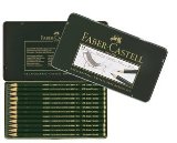 Faber-Castell 9000 Design Set (12 Black Lead Pencils)