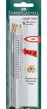 Faber-Castell Grip Pencil, Pack of 6