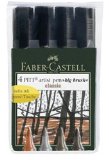 Faber-Castell Pitt Artists Big Brush 4pc Pen Set Classic - New