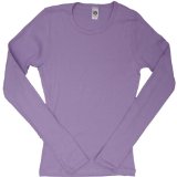 Fabric flavours American Apparel - Baby Rib Long Sleeve T, Lavender, M