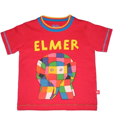 Elmer The Elephant Strawberry Red T-Shirt