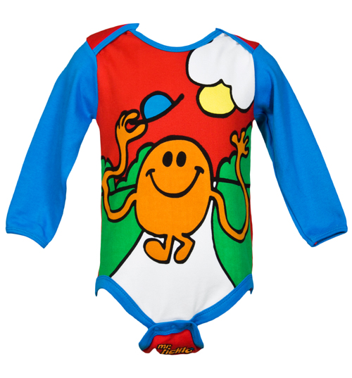 Kids Mr Tickle Scene Babygrow from Fabric Flavours