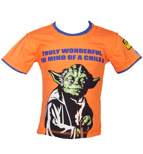 Kids Star Wars Yoda Wonderful Mind T-Shirt from