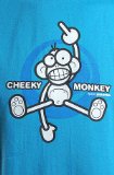 Xplicit Cheeky Monkey T-Shirt Azure M