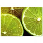 Lime Slices Card 2227