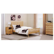 Double Bed, Natural And Simmons Pocket