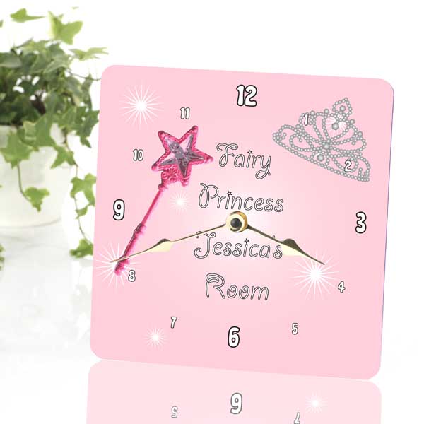 Fairy Princess Personalised Clock