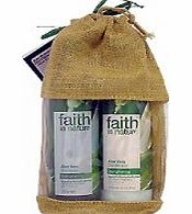Faith In Nature Aloe Vera Shampoo and Conditioner Banded Pack 250 ml