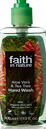 Faith In Nature  Organic Aloe Vera and Tea Tree Hand Wash 300ml