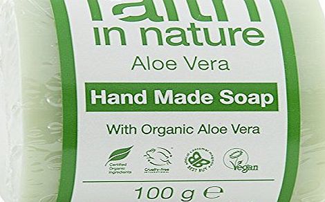 Faith In Nature  Soap (Aloe Vera) plus FREE Inspirational Fridge Magnet