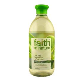 FAITH In Nature Shower And Bath Gel Tea Tree 400ml