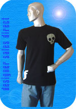 T-shirt Black Skull