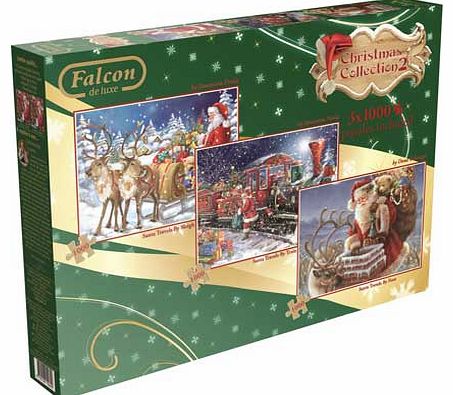 Falcon Christmas Collection 1000 Pieces Puzzle