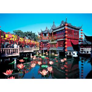 Falcon City God Temple Shanghai China 1000 Piece Jigsaw Puzzle