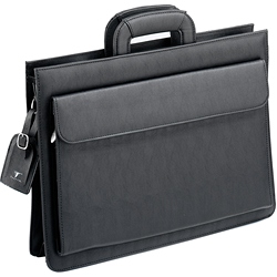 Drop handle organiser briefcase