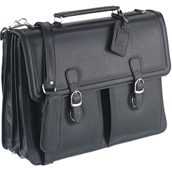 DuraBuck classic flapover briefcase