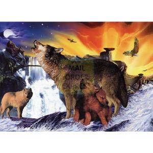 Falcon Jumbo Howling Wolves 1000 Piece Jigsaw Puzzle