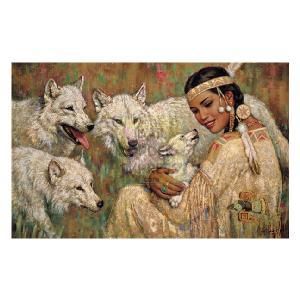 Falcon Jumbo Kindred Spirits Silver Foiling 1500 Piece Jigsaw Puzzle