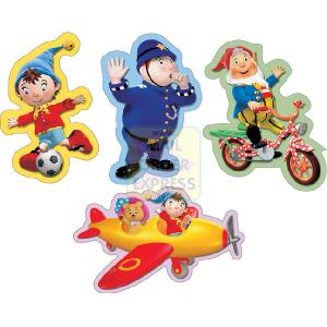 Jumbo Noddy 4 Shaped Jigsaw Puzzles in a Box 10 12 14 and 16 Pieces