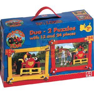Jumbo Tractor Tom Duo Puzzle 12 24 Piece Jigsaw