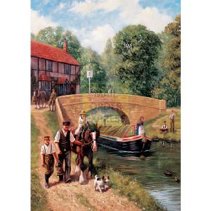 Falcon Kevin Walsh Summer Canal 500 Piece Jigsaw Puzzle