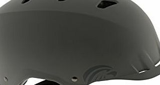 Falcon Mens BMX Bern Style Bike Helmet - Grey, 54-58 cm