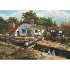 Stratford Canal Cottage 500 Piece Jigsaw Puzzle