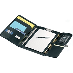 Falcon Trifold A4 conference folder with calculator