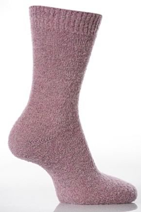 Ladies 1 Pair Falke Striggings Tender Melange Wool Mix Sock In 4 Colours Fleur