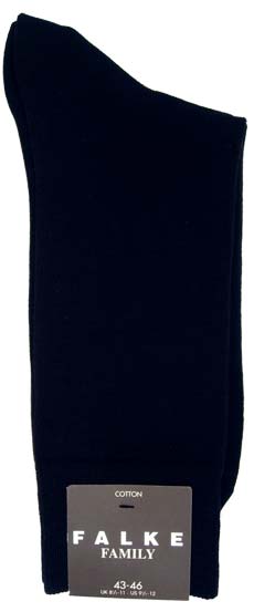 Navy Blue Cotton Family Socks by