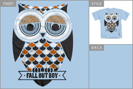 (Owl) T-shirt cid_4751bluts