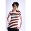 Skinny T-shirt - Stripe Script (Pink)