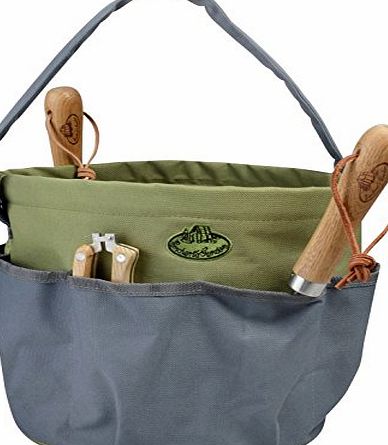 Fallen Fruits Round Garden Tool Bag - Grey