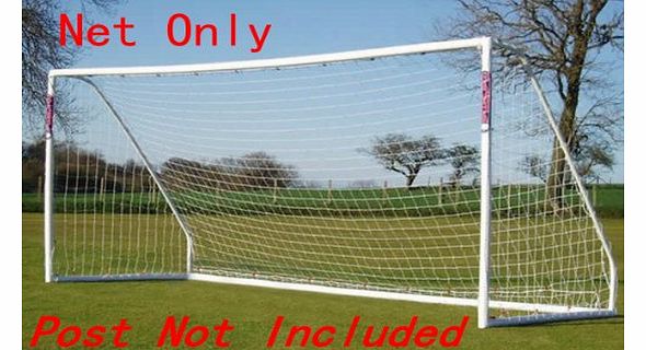 12 x 6ft 3.6x1.8m Full Size Sport Training Match Football Soccer Goal Post Nets (Post not included)