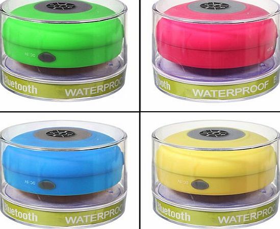 Colorful Portable Mini HIFI Waterproof Shower Pool Wireless Bluetooth Speaker Handsfree with Mic Quantity:1 By FamilyMall Store