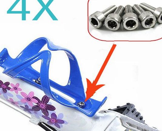 FamilyMall Lots Bicycle Cycle Mountain Road Bike Bottle Frame Cage Pump Holder Screws Bolts