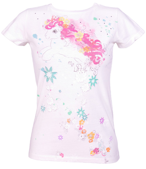 Ladies Handdrawn My Little Pony T-Shirt from