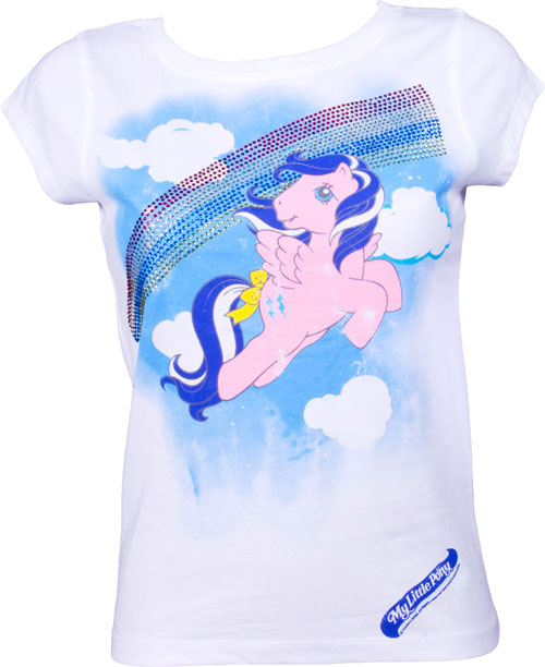 Ladies Diamante My Little Pony T-Shirt from Famous Forever