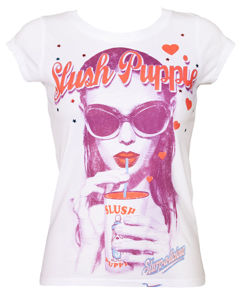 Ladies Slush Puppie Face T-Shirt from Famous