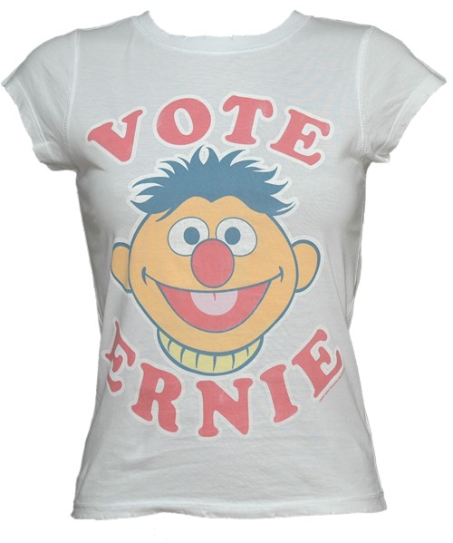 Ladies Vote Ernie Sesame Street T-Shirt from