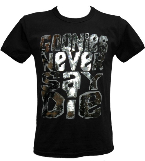 Men` Goonies Never Say Die T-Shirt from Famous Forever