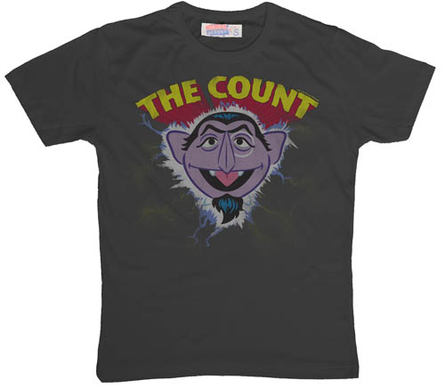 Men` The Count Sesame Street T-Shirt from Famous Forever