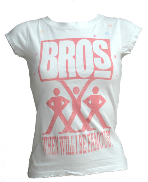 When Will I Be Famous Ladies Bros T-Shirt from Famous Forever