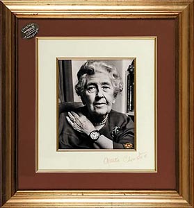 FamousRetail Agatha Christie signed 8x10 photo