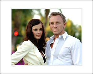 Daniel Craig and Eva Green and#39;Casino Royaleand39; unsigned 8x10 colour photo