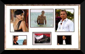 Daniel Craig and#39;Casino Royaleand39; signed montage