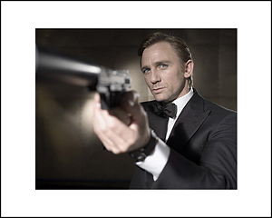 Daniel Craig as James Bond unsigned 8x10 photo