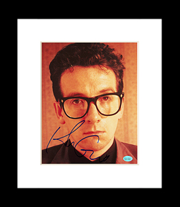 Elvis Costello signed 10x8and#39;and39; photo