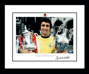 FamousRetail Frank McLintock signed 16x12and#39;and39; photo montage